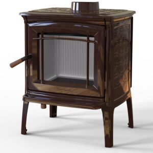 Piec żeliwny CRAFTSBURY z&nbsp;brązową emalią