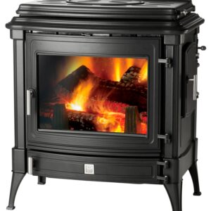 Piec kominkowy STANFORD 12+ z płytą grzejną